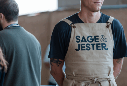 Sage & Jester bar tender at Smoke and Mirrors bar London, Deptford. Summer drinks.